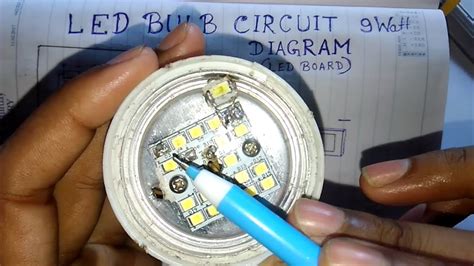 Led Bulb Repair Circuit Diagram Easy How To Repair Led Bulb Led