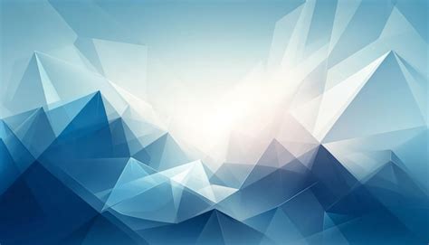 Premium Vector Serene Blue Triangle Gradient Clear Sky Aesthetic