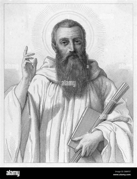 St bernard of clairvaux Black and White Stock Photos & Images - Alamy