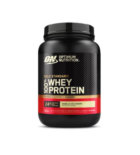 Optimum Nutrition® Gold Standard® 100 Whey Protein Vanilla Ice Cream 2405 Oz Qfc