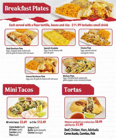 Menu D Leon S Taco Rico