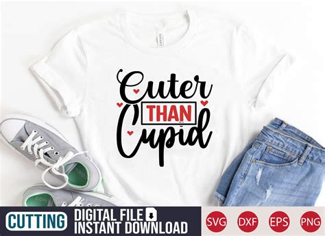 Cuter Than Cupid Svg Craft Graphic By Tshirt Bundle Creative Fabrica