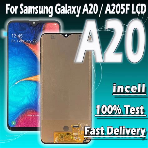 Incell For Samsung Galaxy A20 Lcd Display Touch Screen Digitizer Assembly For Samsung A20 Sm