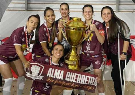 Araraquara Tricampe Da Copa Da Lpf De Futsal Feminino Portal