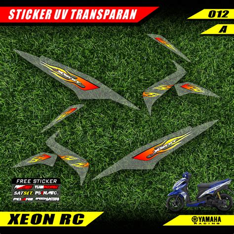 Jual Sticker Striping Transparan Yamaha Xeon Rc Variasi List Motor