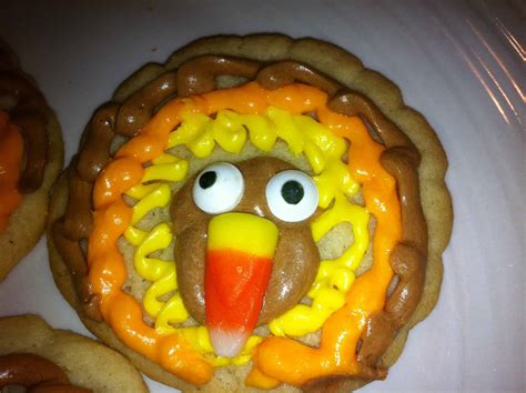 Thanksgiving Turkey Cookies