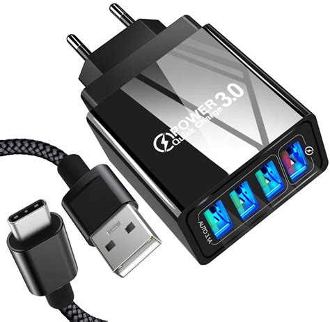 Szybka Mocna Adowarka Sieciowa Qc Kabel Usb C Sklep Opinie Cena