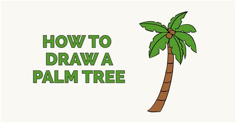 Easy Palm Tree Drawing at GetDrawings | Free download