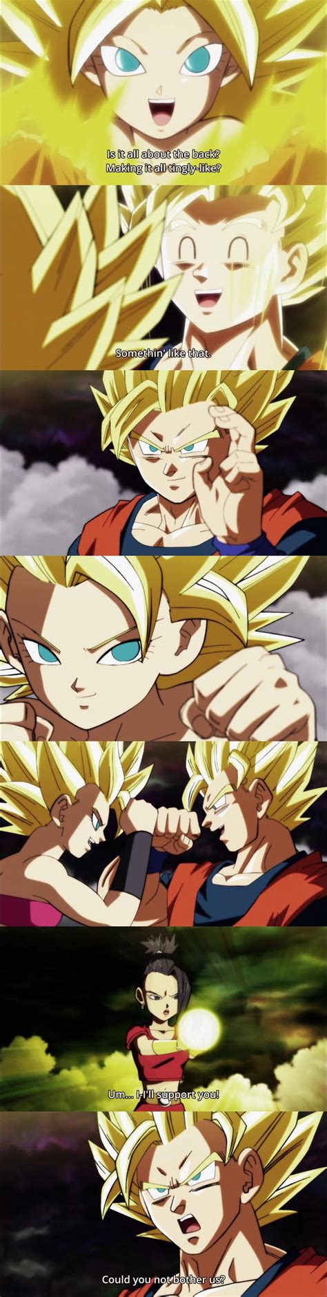 Goku X Caulifla Dragon Ball Know Your Meme