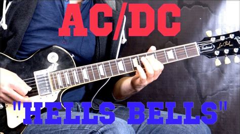 Acdc Hells Bells Rhythm Rock Guitar Lesson Wtabs Youtube