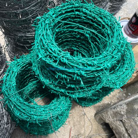 Pvc Coated Barbed Wire Green 5kg 170 Chghardware