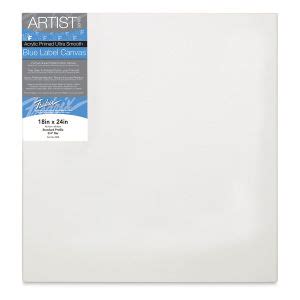 Fredrix Blue Label Cotton Canvas - 18'' x 24'', 3/4'' Profile | BLICK Art Materials