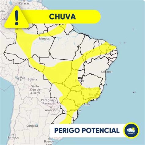 Inmet Emite Alerta De Chuvas Intensas Em Quase Todo Pa S