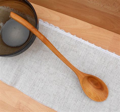 Stirring Wooden Spoon In Cherrywooden Spoonswood