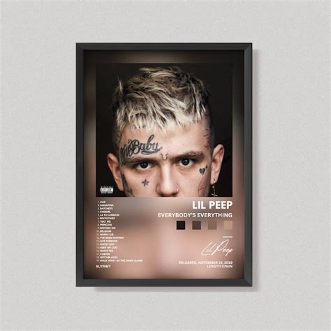 Lil Peep Album Cover Posters - Etsy