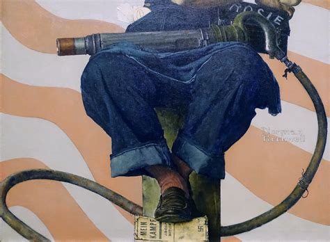 Rockwell Rosie The Riveter Detail 1943 Norman Rockwell Flickr