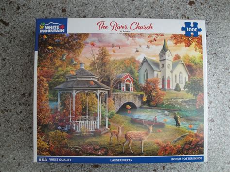 WHITE MOUNTAIN PUZZLE 1 000 PIECE PUZZLE SET OF 6 DIFFERENT PUZZLES EBay