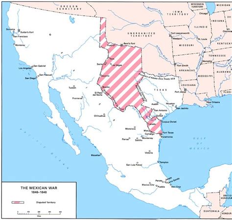 Pre Mexican American War Map - Middle East Political Map