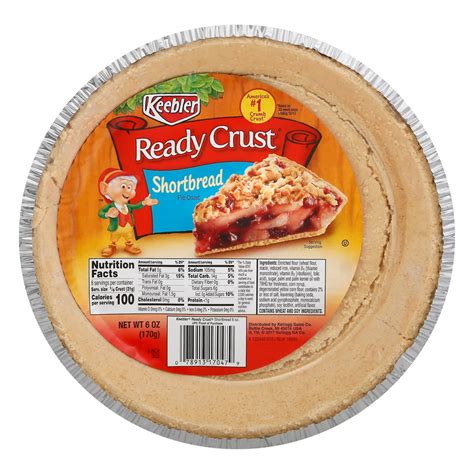 Keebler Ready Crust Shortbread Pie Crust Shop Pie Crusts At H E B