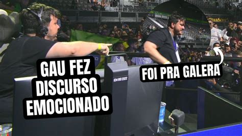 Gaules Faz Discurso Emocionado E Vai Parar No Meio Da Torcida No Major