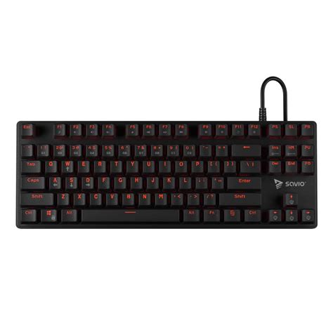 Mechanical Gaming Keyboard Savio Tempest Rx Outemu Red