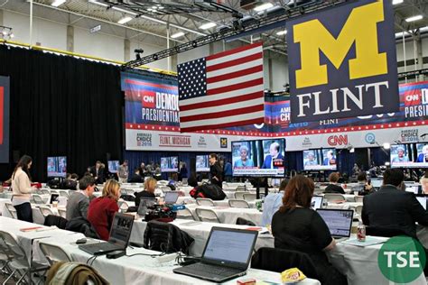 Flint Democratic Debate And Spin Room Gallery