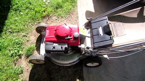 Honda Hr194 Warm Start And Mow After Repair Youtube