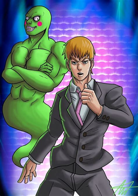 Mob Psycho 100 Drawing Arataka Reigen Jojo Mob Psycho Mob Psycho