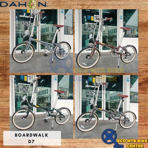 Dahon Folding Bike Boardwalk D7 7 Speed Japan Version Shopee Malaysia