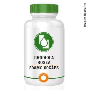 Rhodiola rosea 200mg 60 cápsulas Seiva Manipulação Produtos