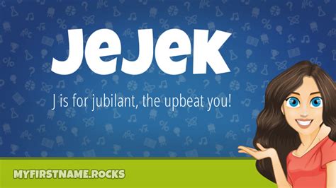 Jejek First Name Personality And Popularity