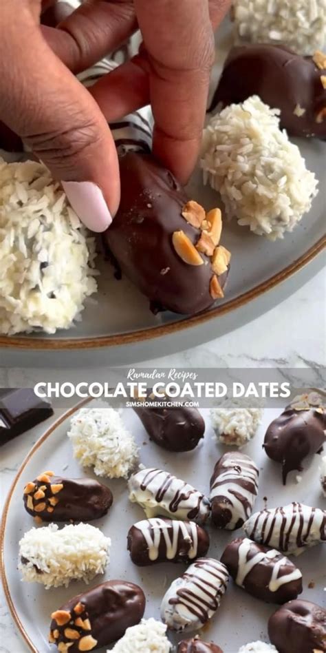 Chocolate Coated Dates [video] Ramadan Recipes Easy Ramadan Recipes