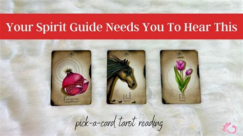 Your Spirit Guides Need To Tell You Something Pick A Card Tarot