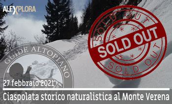 CIASPOLATA AL MONTE VERENA 27 Febbraio 2021