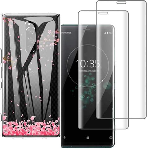 3 Em 1 Capa Para Sony Xperia 1 2 Unidades Protetor De Tela De