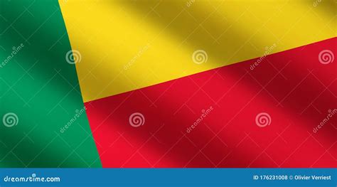 Flag of Benign beninese stock illustration. Illustration of national ...