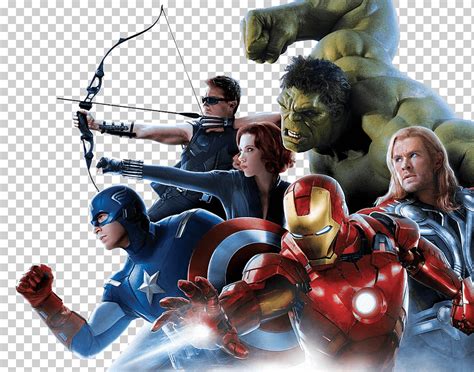 Iron Man Hulk Clint Barton Thor Black Widow Iron Man Marvel Avengers