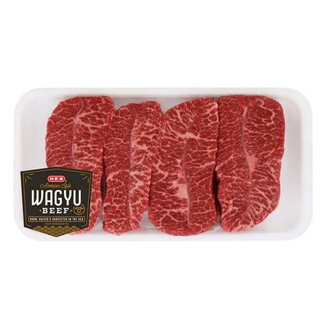 H E B American Style Wagyu Beef Top Blade Steak Shop Meat At H E B