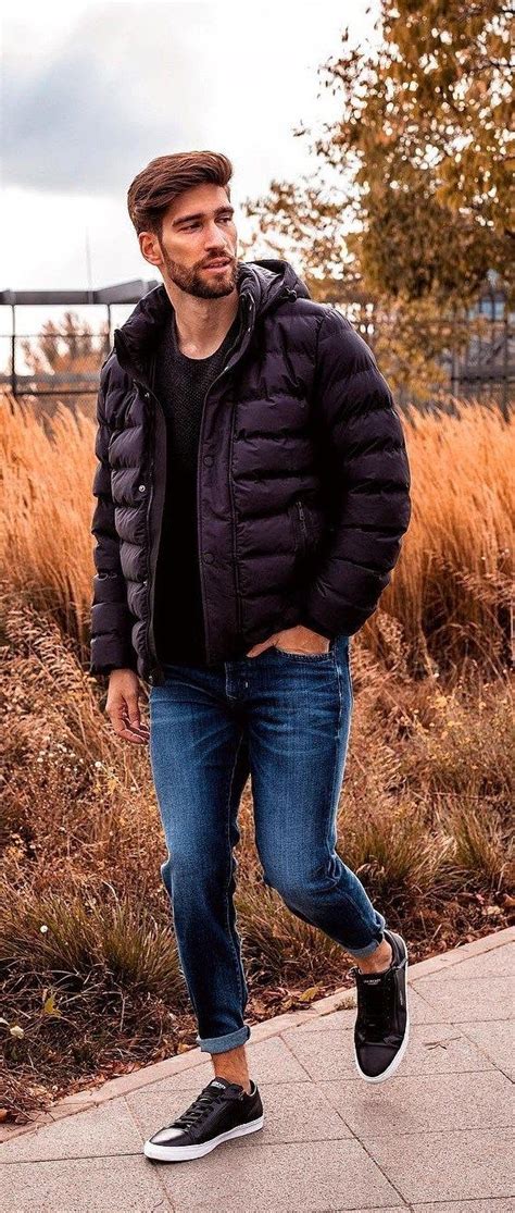 How To Style Puffer Jacket The Right Way Puffer Jacket Outfit Mens