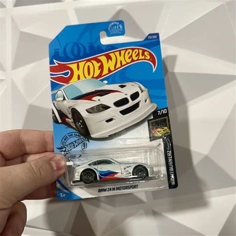 Hot Wheels BMW Z M Motorsport White Sticker Boost