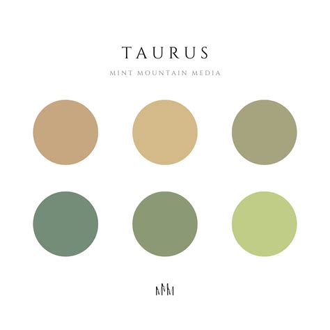 Taurus Color Palette Mint Mountain Media Color Palette Challenge