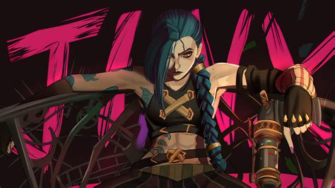 Arcane Jinx 4K 9271e Wallpaper PC Desktop