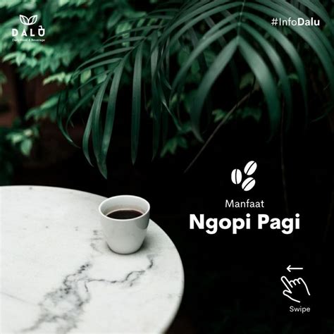 Manfaat Ngopi Pagi