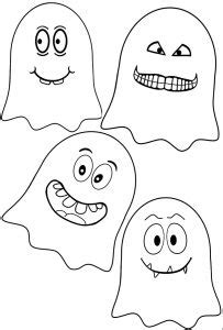 Halloween Ghosts - Rooftop Post Printables