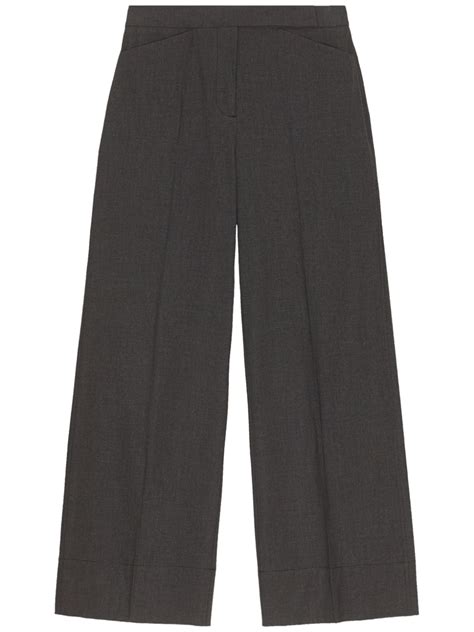 Ganni High Waist Tailored Trousers Farfetch