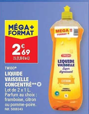 Promo Liquide Vaisselle Concentr Twido Chez Aldi Icatalogue Fr