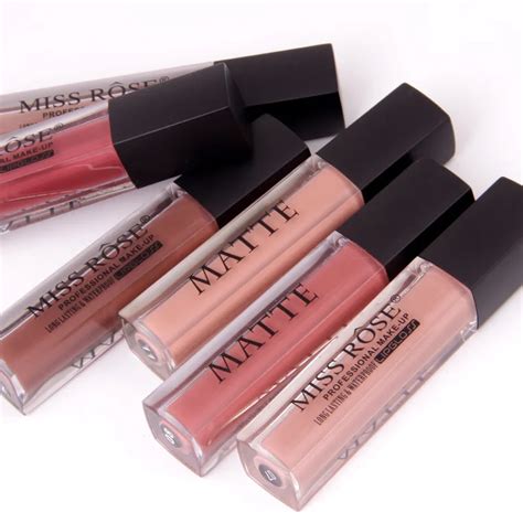 Liquid Lipstick Nude Matte Velvet Lip Gloss Moisturizer Lip Tint Stain