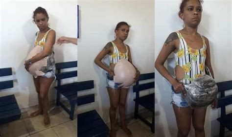 Mulher Presa Kg De Supermaconha Em Barriga De Gravidez Falsa