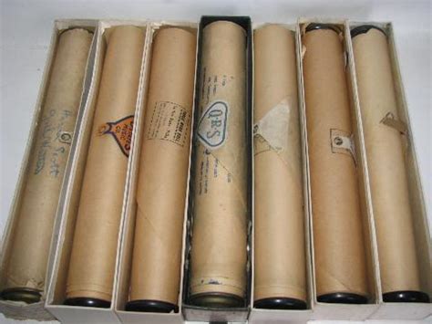 estate lot 40 unsorted antique vintage player piano music rolls