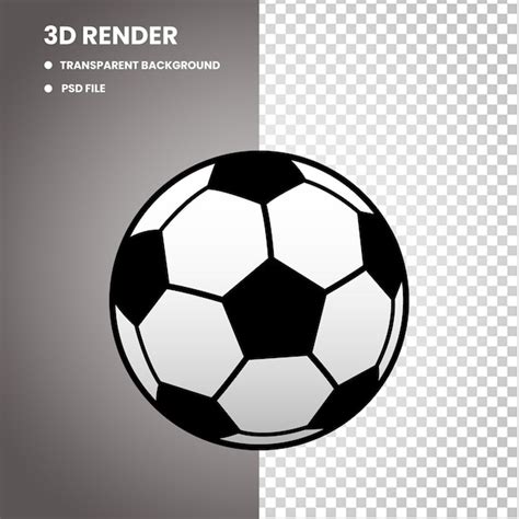 Premium Psd Football Front Side